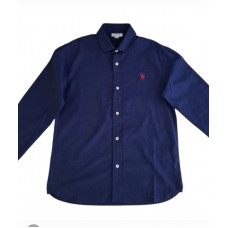 U.S.POLO ASSN US42504001 ΠΑΙΔΙΚΟ ΠΟΥΚΑΜΙΣΟ ΜΑΚΡΥΜΑΝΙΚΟ ΓΙΑ ΑΓΟΡΙΑ  ΜΠΛΕ 